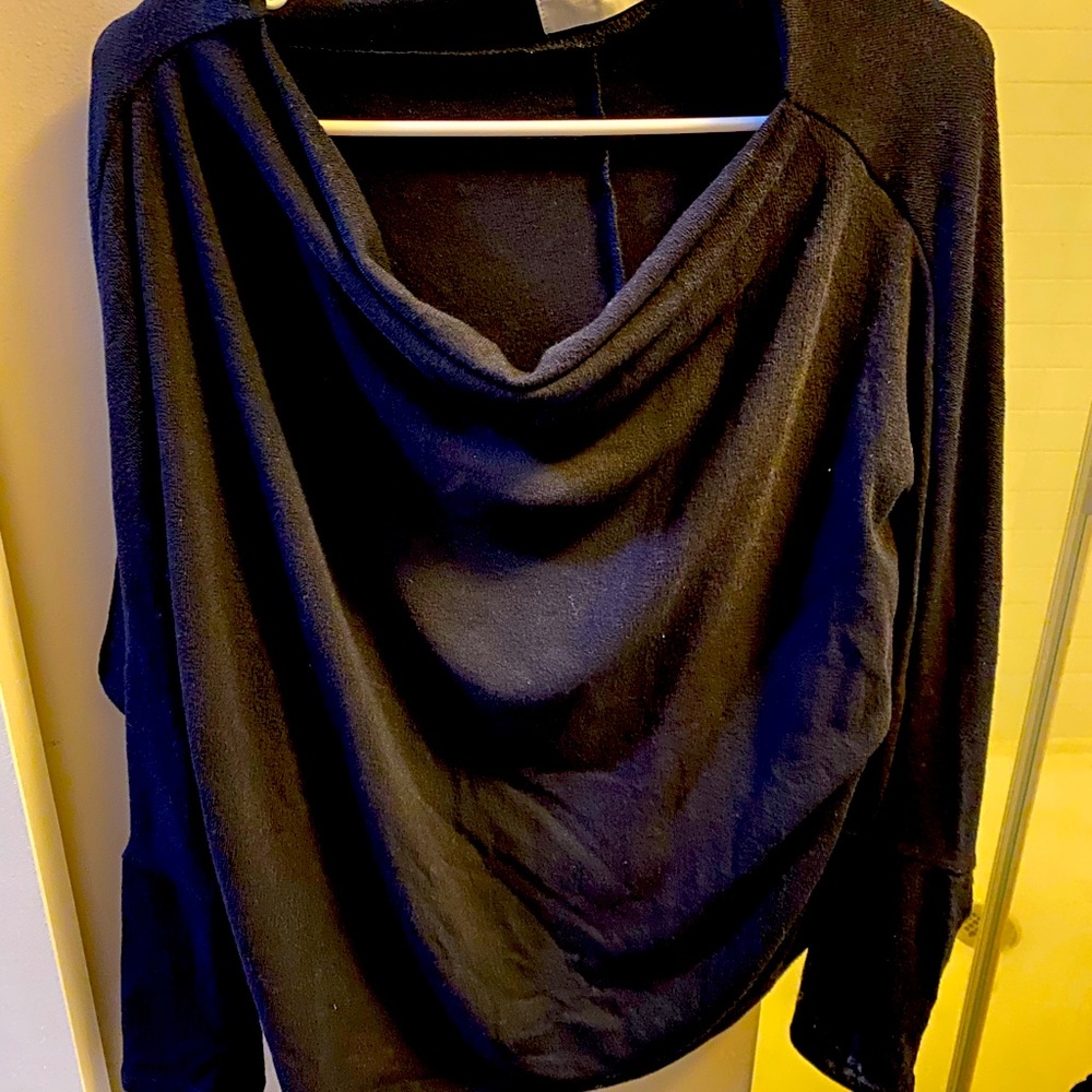 Low cut sweater